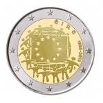 Irlanda 2€ 30 Anos Bandeira da UE 2015